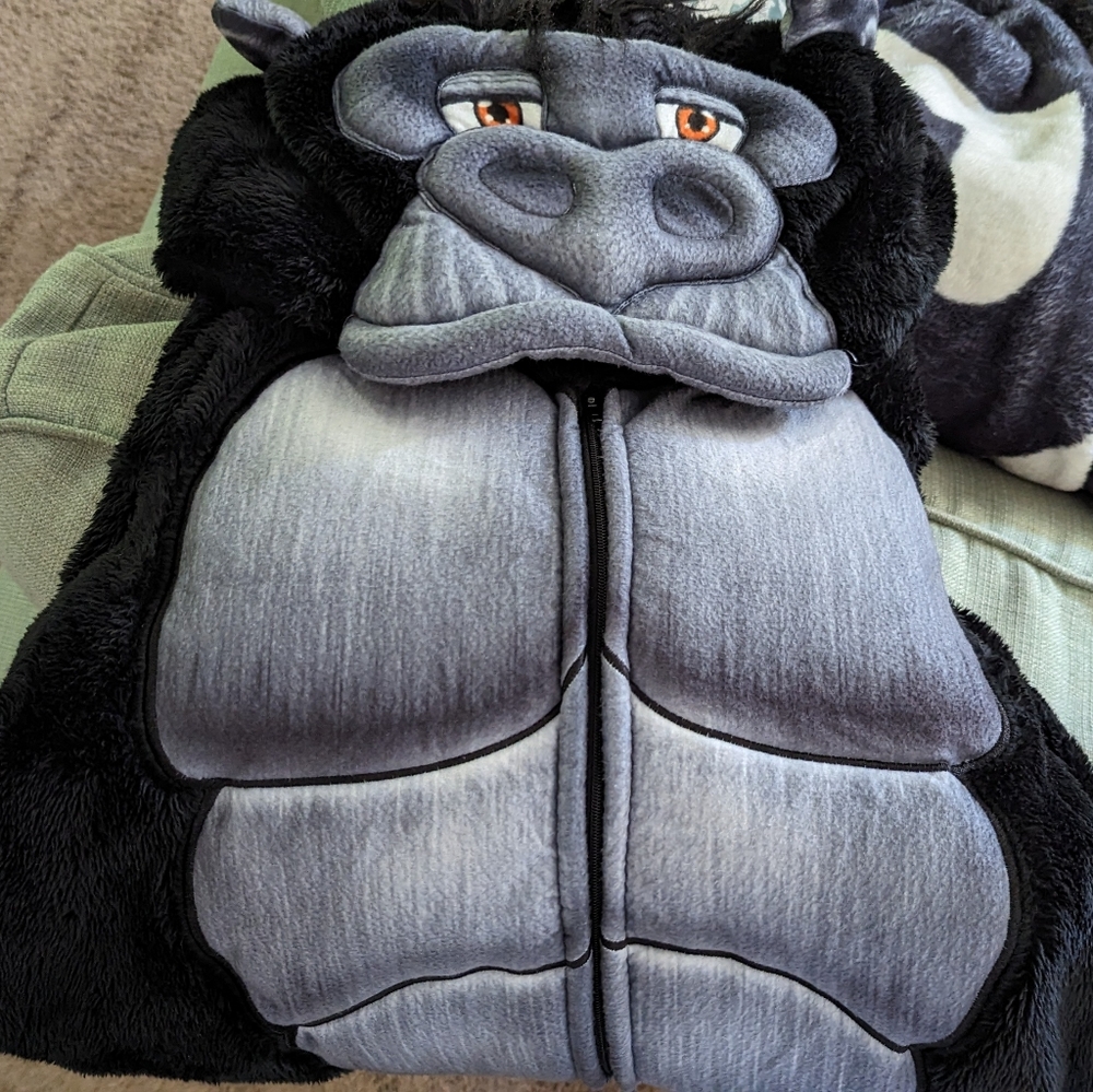 Gorilla Costume  Men's  Small Jumpsuit pajama